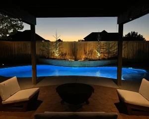 Pool Area Lighting Design and Installation By Holt Outdoor Lighting