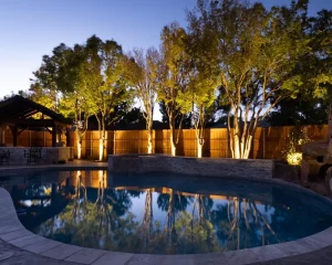 Pool Area Lighting Design and Installation By Holt Outdoor Lighting